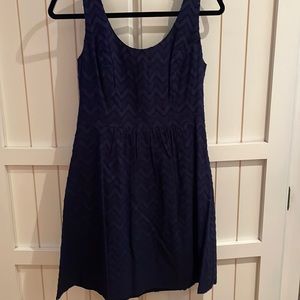 NWT Vineyard Vines Jacquard Chevron Fit Flare Dress